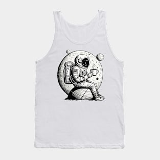 Astronaut Coffee Tank Top